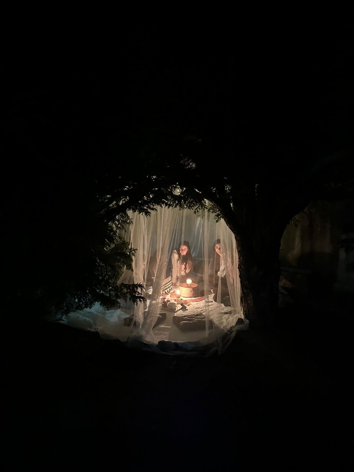 Breathwork session in nature